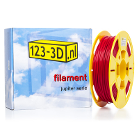 123-3D Filament flexibel rood 2,85 mm TPE 0,5 kg (Jupiter serie)  DFF08008