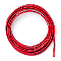 2-draads kabel rood / zwart | 5 meter