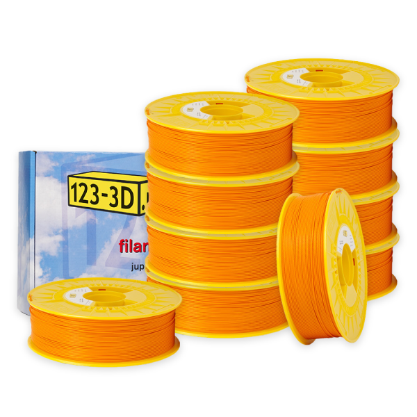 123-3D Filament 10-pack oranje 1,75 mm PLA 1,1 kg (Jupiter serie)  DFE20329 - 1