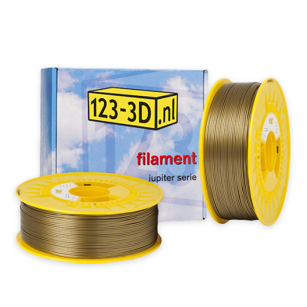 123-3D Filament 2-pack brons 1,75 mm PLA 1,1 kg (Jupiter serie)  DFE20298 - 1