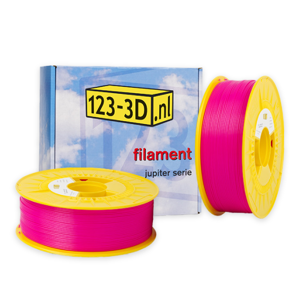 123-3D Filament 2-pack knalroze 1,75 mm PLA 1,1 kg (Jupiter serie)  DFE20303 - 1