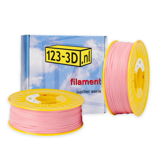 123-3D Filament 2-pack lichtroze 1,75 mm PLA 1,1 kg (Jupiter serie)  DFE20302 - 1