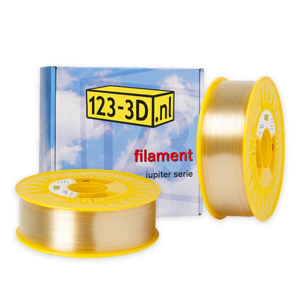 123-3D Filament 2-pack neutraal 1,75 mm PLA 1,1 kg (Jupiter serie)  DFE20293 - 1