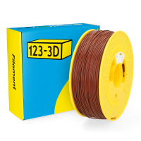 123-3D Filament ABS Bruin 1,75 mm 1 kg  DHM00145