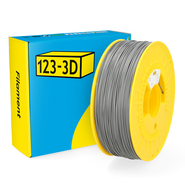 123-3D Filament ABS Donkergrijs 1,75 mm 1 kg  DHM00148 - 1