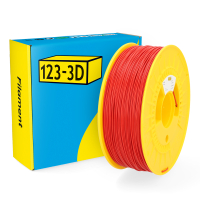 123-3D Filament ASA Rood 1,75 mm 1 kg  DHM00158