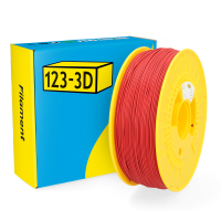 123-3D Filament HIPS Rood 1,75 mm 1 kg  DHM00162