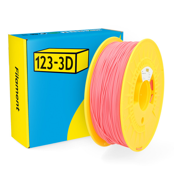 123-3D Filament PLA Aardbei Roze 1,75 mm 1 kg  DHM00018 - 1