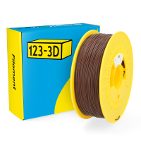 123-3D Filament PLA Bruin 1,75 mm 1 kg  DHM00020