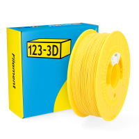 123-3D Filament PLA Geel 1,75 mm 1 kg  DHM00006