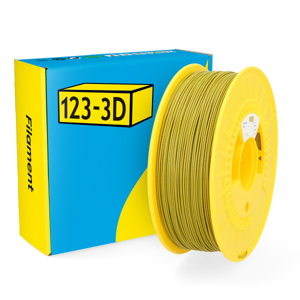 123-3D Filament PLA Glitter Goud 1,75 mm 1 kg  DHM00058 - 1