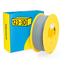 123-3D Filament PLA Grijs 1,75 mm 1 kg  DHM00003