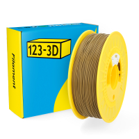 123-3D Filament PLA Khaki Grijs 1,75 mm 1 kg  DHM00014