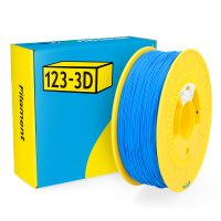 123-3D Filament PLA Mat Blauw 1,75 mm 1 kg  DHM00105