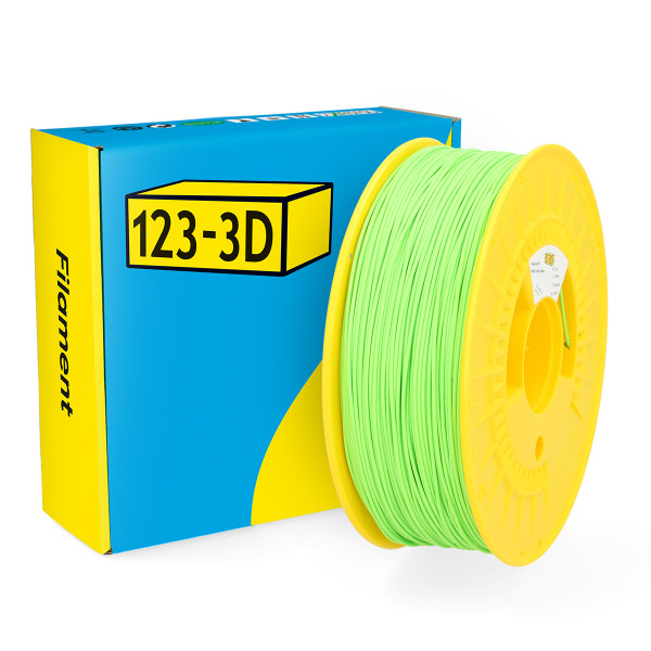 123-3D Filament PLA Mat Limoengroen 1,75 mm 1 kg  DHM00103 - 1