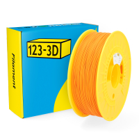 123-3D Filament PLA Mat Oranje 1,75 mm 1 kg  DHM00104