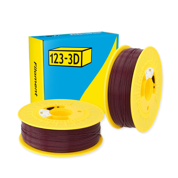 123-3D Filament PLA Paars 1,75 mm 2-pack 1 kg  DHM10033 - 1