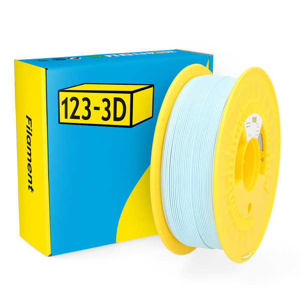 123-3D Filament PLA Pastel Blauw 1,75 mm 1 kg  DHM00049 - 1