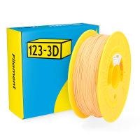 123-3D Filament PLA Pastel Oranje 1,75 mm 1 kg  DHM00048