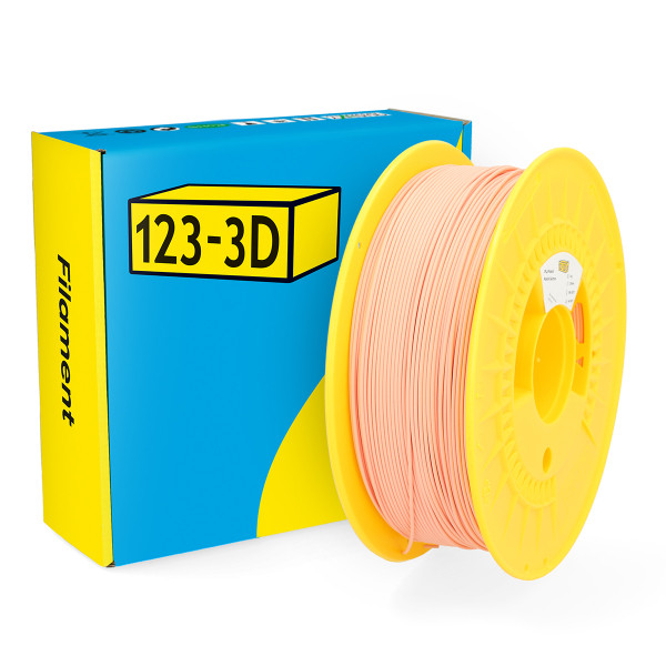 123-3D Filament PLA Pastel Zalm 1,75 mm 1 kg  DHM00054 - 1