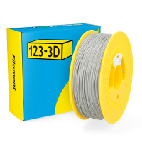 123-3D Filament PLA Pro Zilver 1,75 mm 1 kg  DHM00099