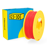 123-3D Filament PLA Rood 1,75 mm 1 kg  DHM00004