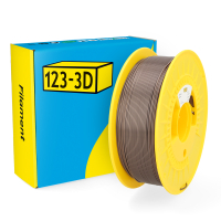 123-3D Filament PLA Satijn Brons 1,75 mm 1 kg  DHM00068