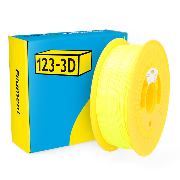 123-3D Filament PLA Satijn Geel 1,75 mm 1 kg  DHM00078 - 1