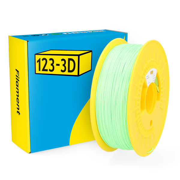 123-3D Filament PLA Satijn Limoengroen 1,75 mm 1 kg  DHM00075 - 1