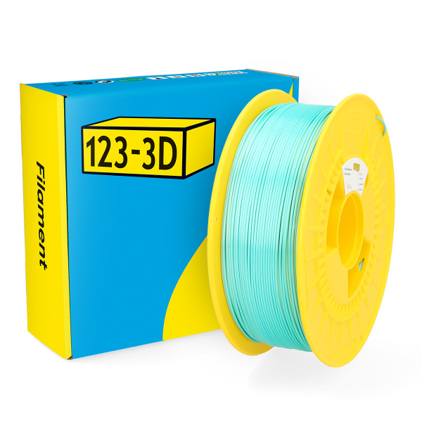 123-3D Filament PLA Satijn Regenboog Smaragd 1,75 mm 1 kg  DHM00113 - 1