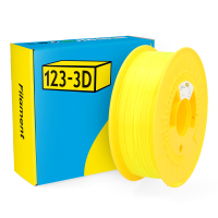 123-3D Filament PLA Transparant Geel 1,75 mm 1 kg  DHM00080