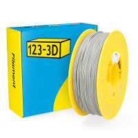 123-3D Filament PLA Zilver 1,75 mm 1 kg  DHM00011