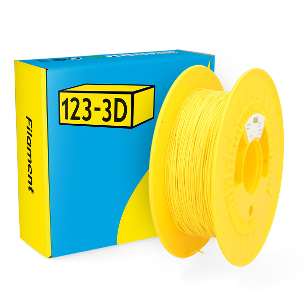 123-3D Filament TPU 85A Geel 1,75 mm 0,5 kg  DHM00174 - 1