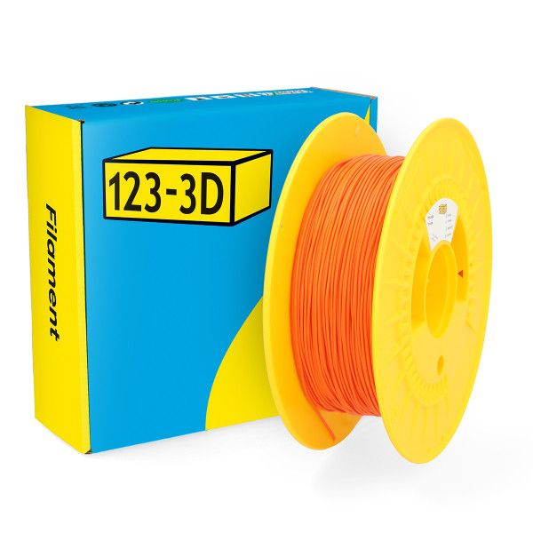 123-3D Filament TPU 85A Oranje 1,75 mm 0,5 kg  DHM00172 - 1