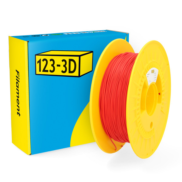 123-3D Filament TPU 85A Rood 1,75 mm 0,5 kg  DHM00173 - 1