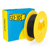 123-3D Filament TPU 85A Zwart 1,75 mm 0,5 kg  DHM00175