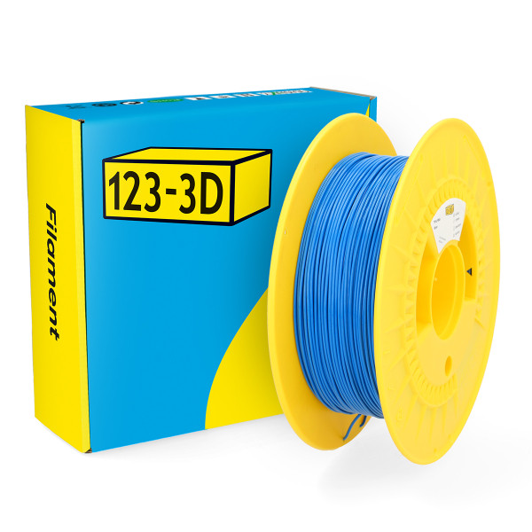 123-3D Filament TPU 98A Blauw 1,75 mm 0,5 kg  DHM00169 - 1