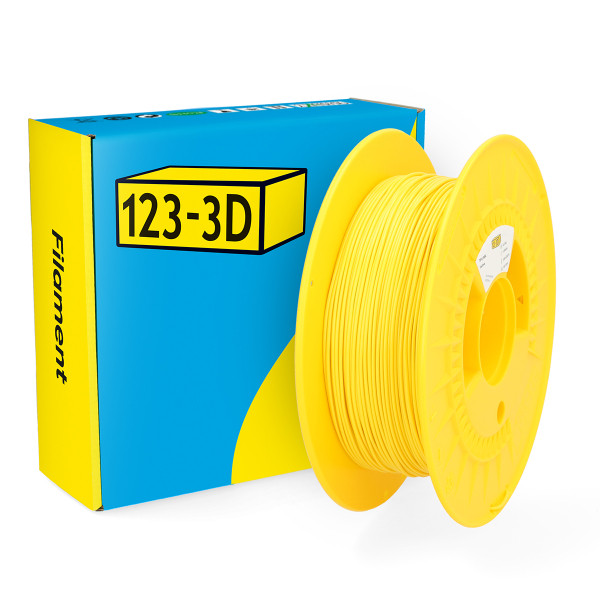 123-3D Filament TPU 98A Geel 1,75 mm 0,5 kg  DHM00166 - 1