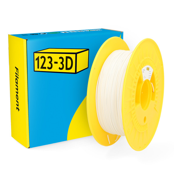 123-3D Filament TPU 98A Wit 1,75 mm 0,5 kg  DHM00170 - 1