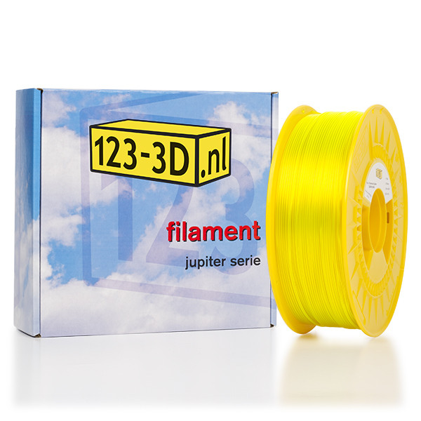 123-3D Filament fluorescerend geel 1,75 mm PLA 1,1 kg (Jupiter serie)  DFP01042 - 1