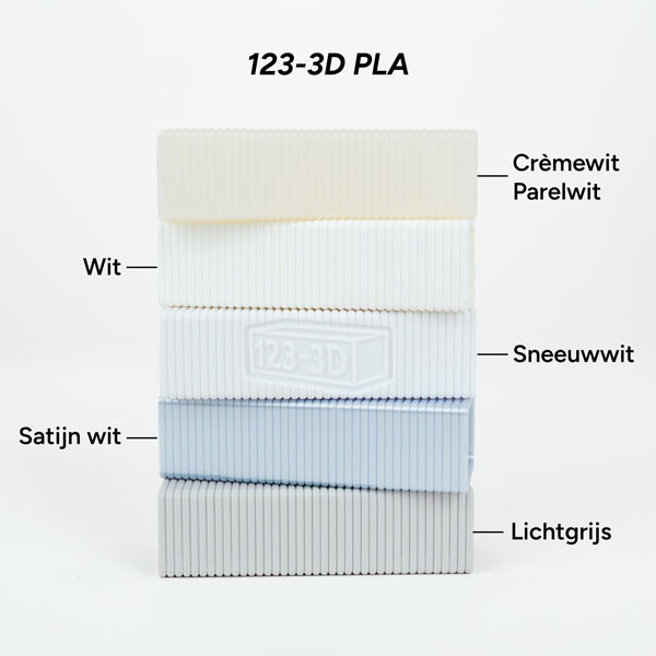 123-3D Filament sneeuwwit 2,85 mm PLA 1,1 kg (Jupiter serie)  DFP01083 - 4