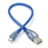 USB A naar MicroUSB kabel | 50 cm | Blauw