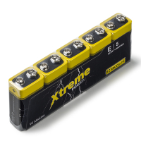 123accu Xtreme Power 6LR61 E-Block batterij 5 stuks 006P ADR00047