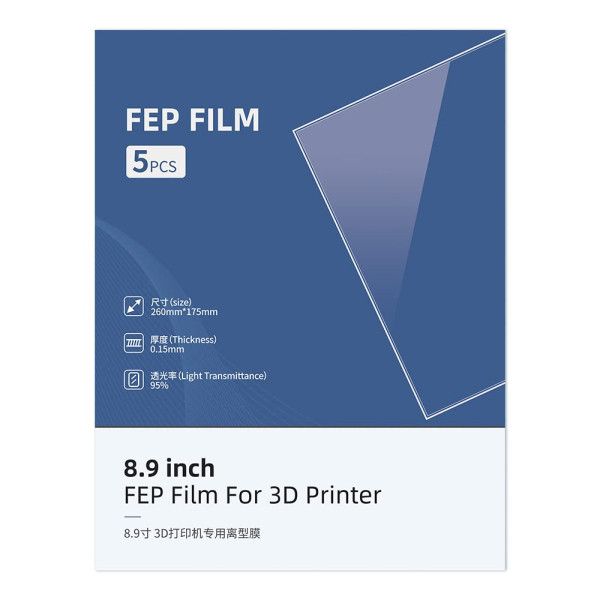 Anycubic3D Anycubic 3D FEP film voor Photon Mono X | Mono X 6K | M3 Plus | Mono X2 | Mono 6ks (5 stuks) S020055 DAR01820 - 4