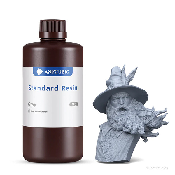 Anycubic3D Anycubic standard resin grijs 1 kg SPTGY-105E DLQ06013 - 1