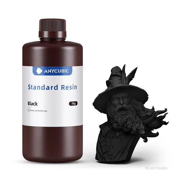 Anycubic3D Anycubic standard resin zwart 1 kg SPTBK-105E DLQ06014 - 1