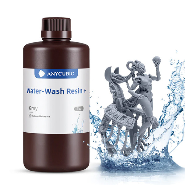 Anycubic3D Anycubic water washable resin grijs 1 kg SSXGY-105D DLQ06016 - 1