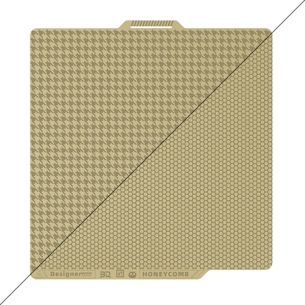 BIQU Honingraat en Houndstooth Designer Build plate voor Bambu Lab printers 3010200041 DAR01857 - 1