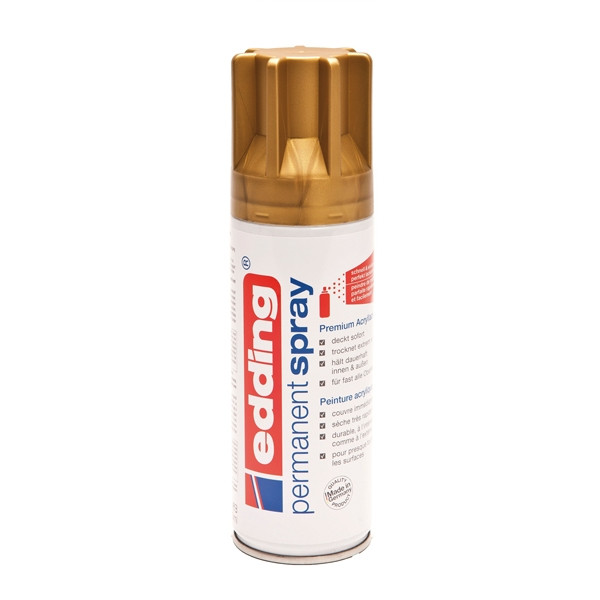 Edding 5200 permanente acrylverf spray mat rijkgoud (200 ml) 4-5200924 239068 - 1