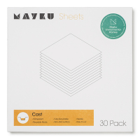 Mayku Cast Sheets 0,5 mm transparant (30 stuks)